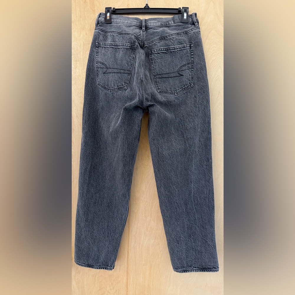 American Eagle Outfitters Dark Gray Straight Leg Jeans - Picture 9 of 12
